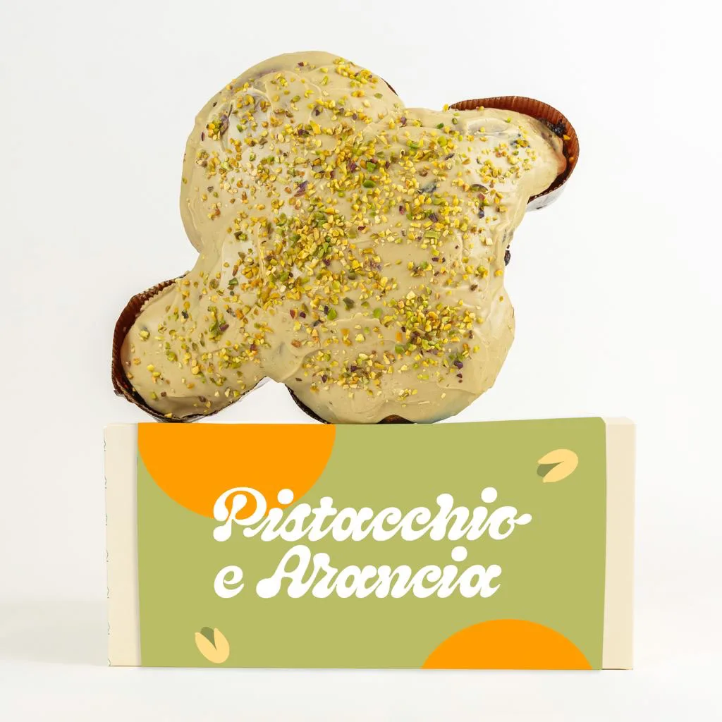 Colomba Pistacchio e arancia