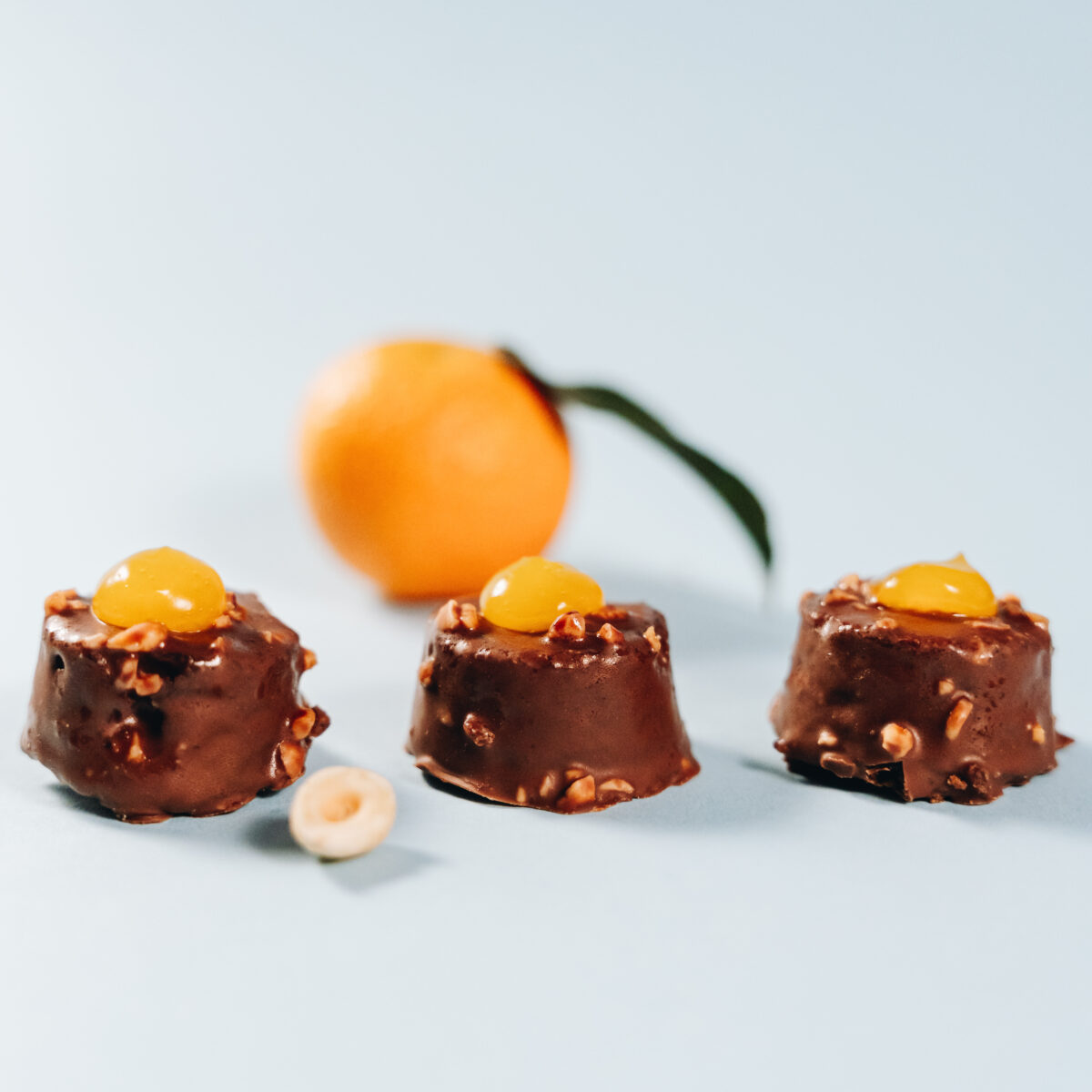 Gianduia and mandarin Morbidone